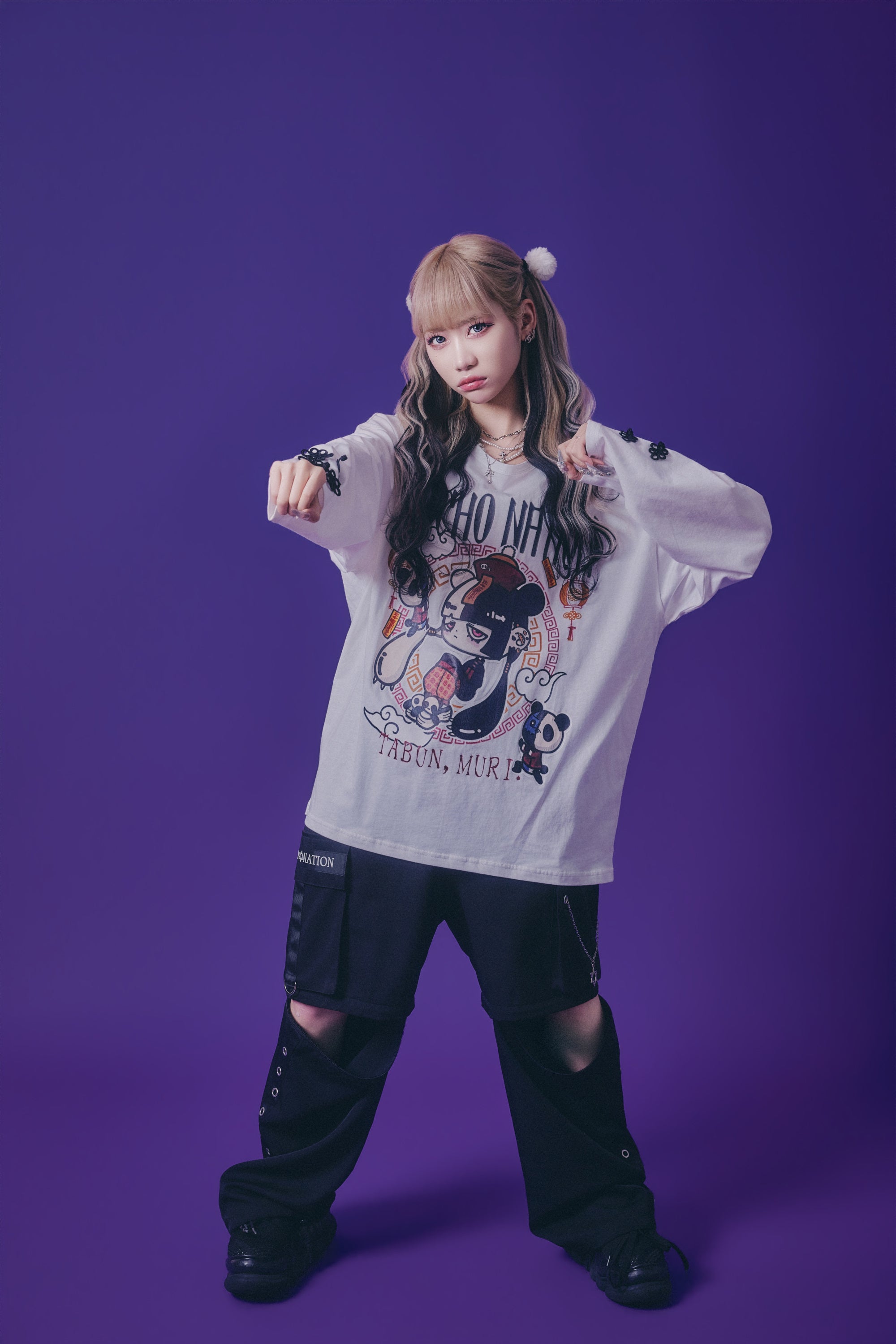 PSYCHO NATION】× たぶん、無理。 中華パン子 ロンTEE(716602) – ring