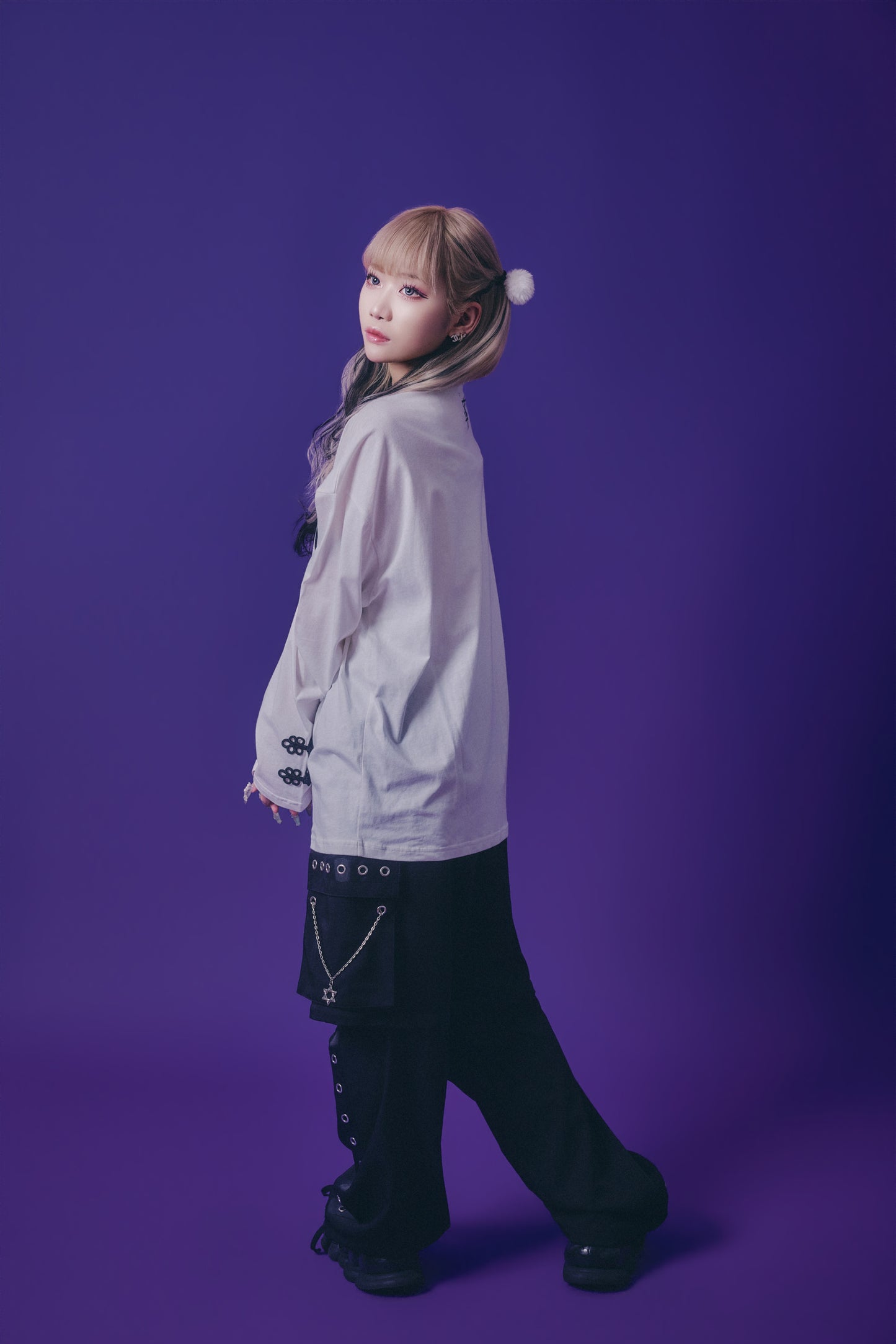 【PSYCHO NATION】× たぶん、無理。  中華パン子 ロンTEE(716602)