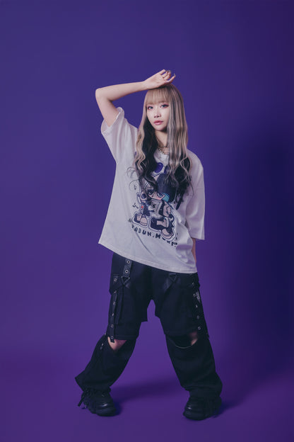 【PSYCHO NATION】× たぶん、無理。  木天蓼にゃん子 TEE(716600)