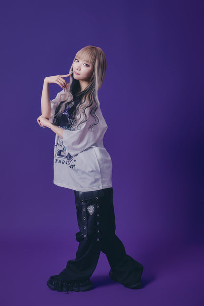 【PSYCHO NATION】× たぶん、無理。  木天蓼にゃん子 TEE(716600)