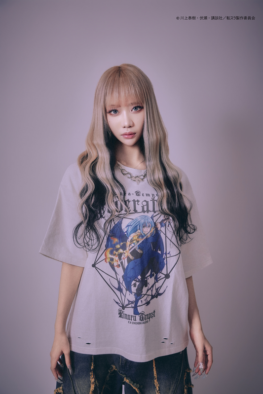 【P.N UNDERGROUND＿転生したらスライムだった件】リムルダメージ TEE (716605)