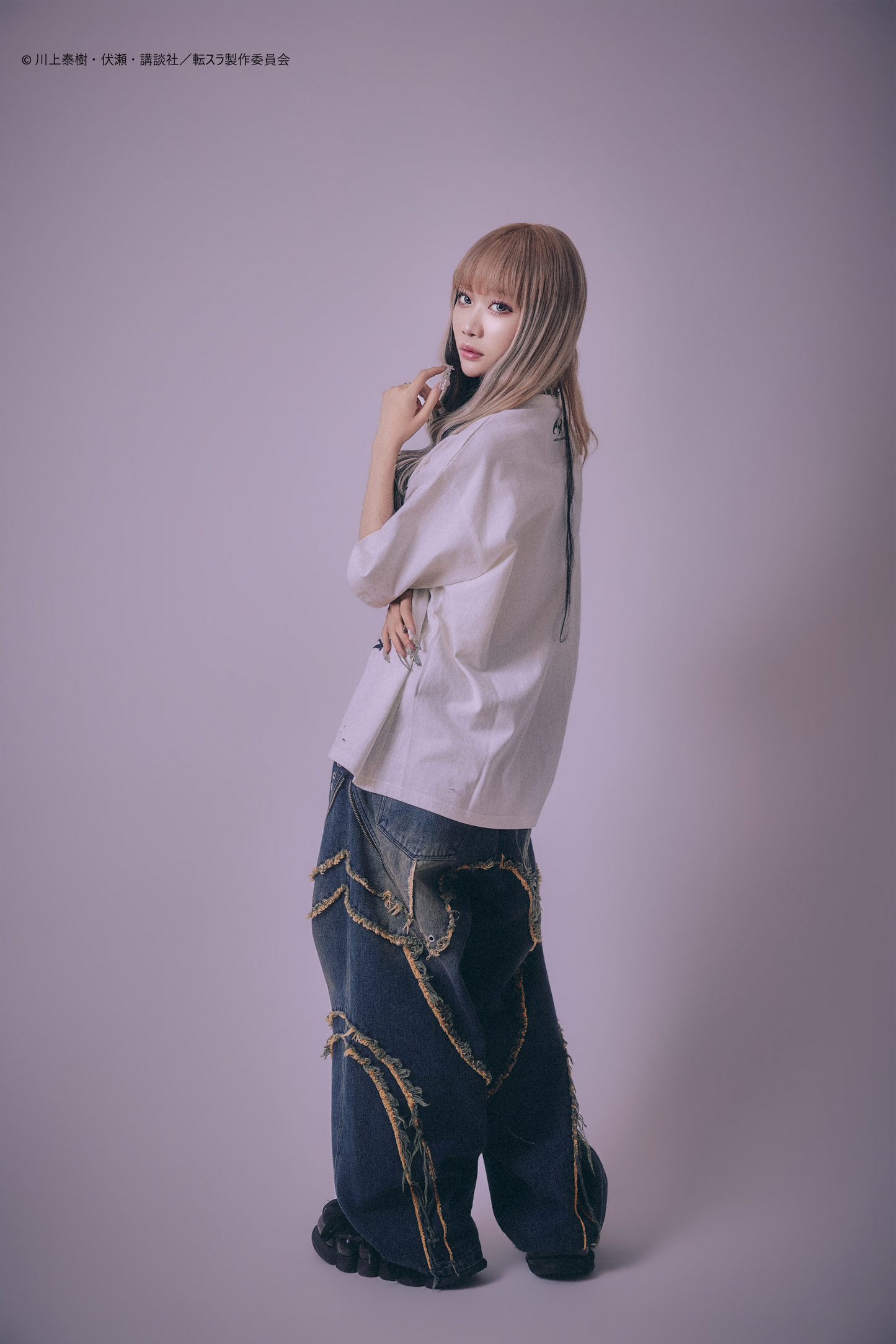 【P.N UNDERGROUND＿転生したらスライムだった件】リムルダメージ TEE (716605)