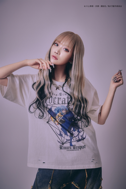 【P.N UNDERGROUND＿転生したらスライムだった件】リムルダメージ TEE (716605)