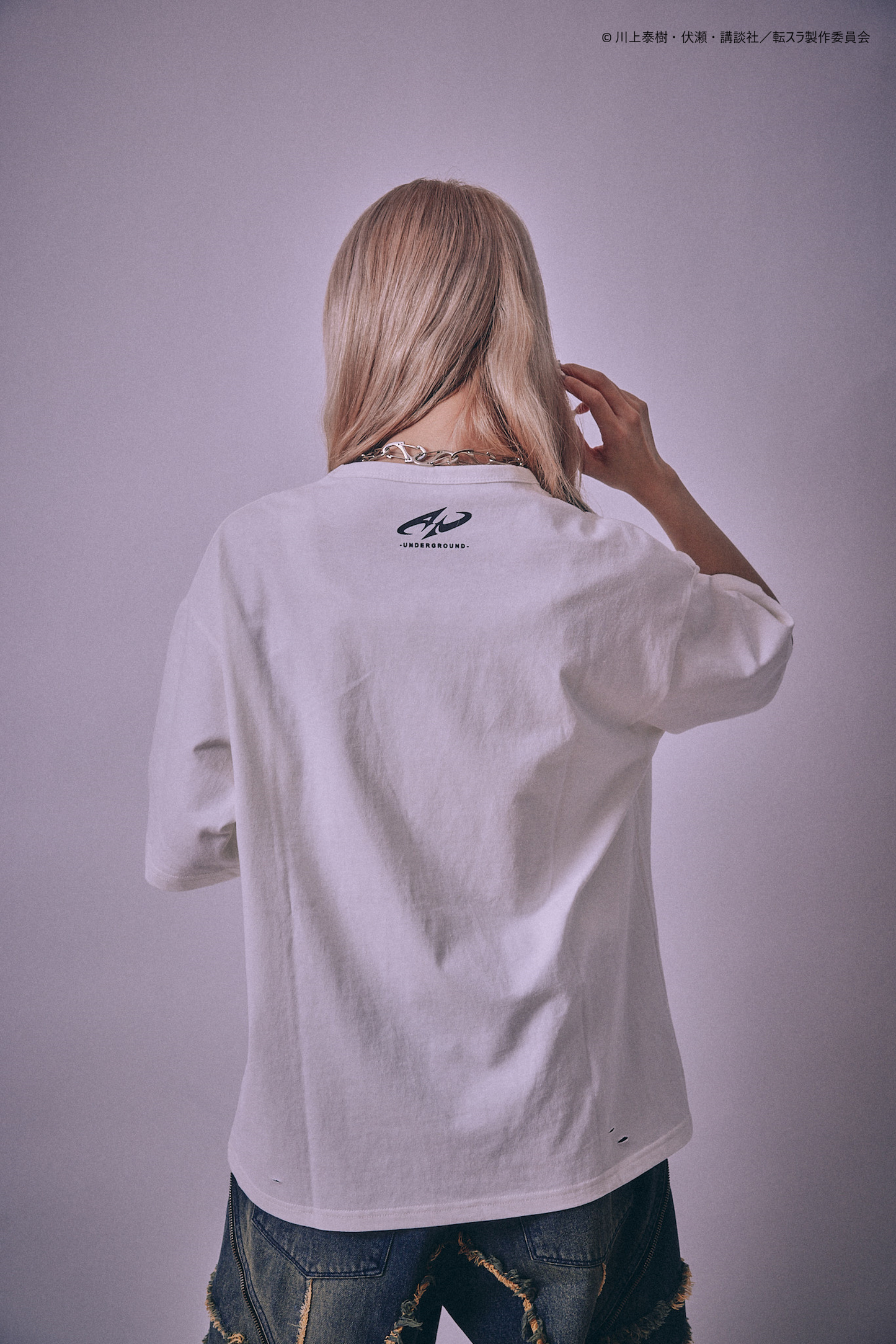【P.N UNDERGROUND＿転生したらスライムだった件】リムルダメージ TEE (716605)