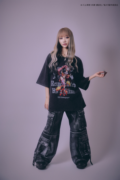 【P.N UNDERGROUND＿転生したらスライムだった件】ミリムダメージ TEE (716606)