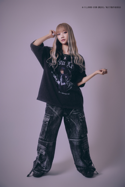 【P.N UNDERGROUND＿転生したらスライムだった件】ディアブロダメージ TEE (716607)