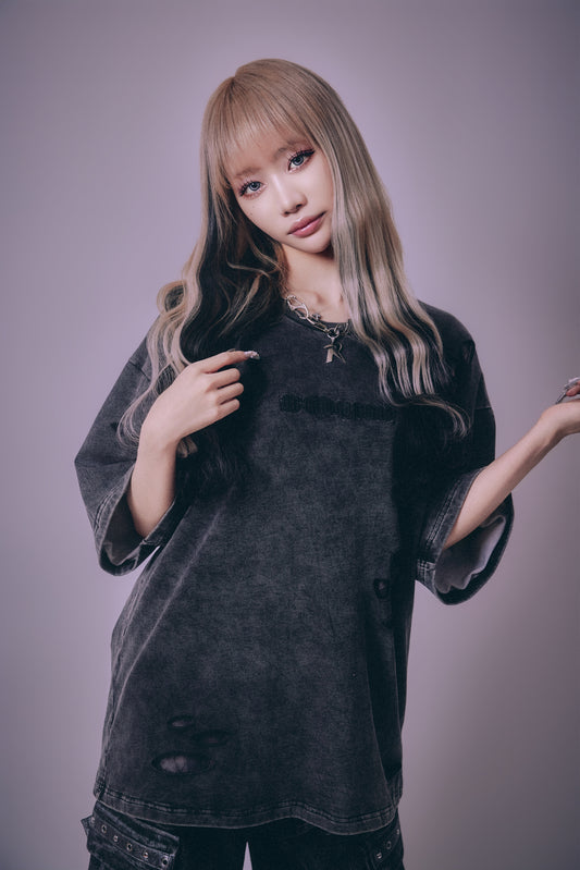 【P.N UNDERGROUND】ダメージアンサンブル TEE (716401)