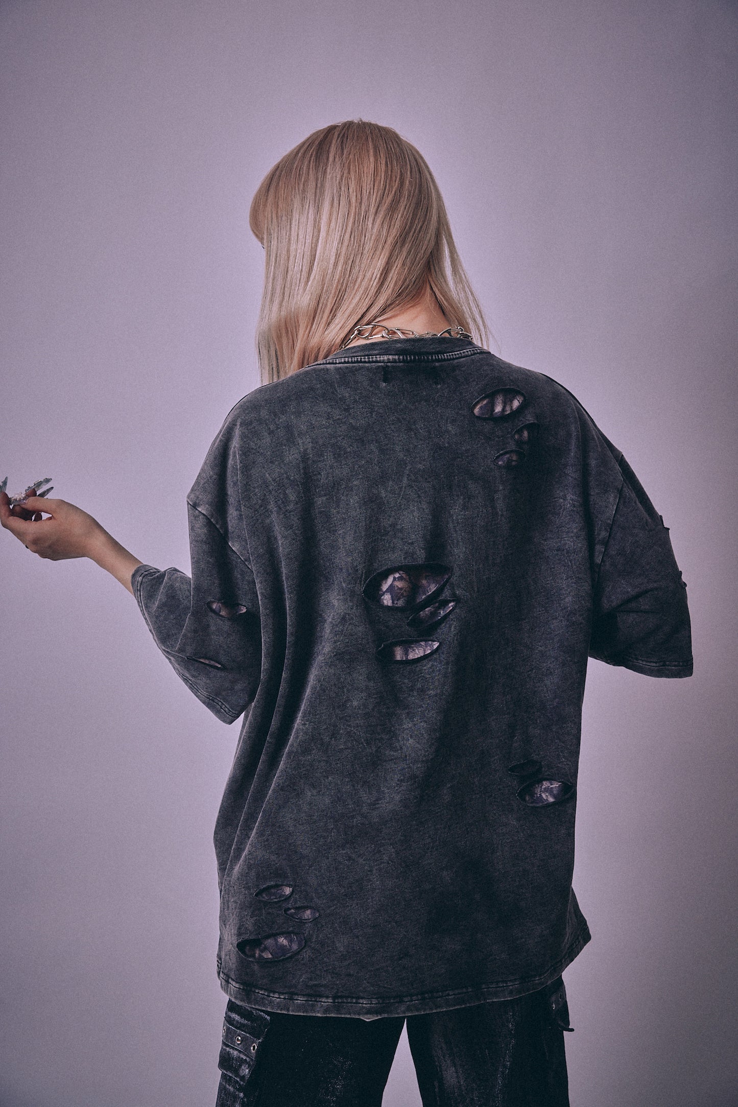 【P.N UNDERGROUND】ダメージアンサンブル TEE (716401)