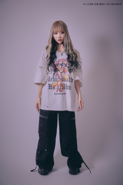 【P.N UNDERGROUND＿転生したらスライムだった件】ミリムダメージ TEE (716606)