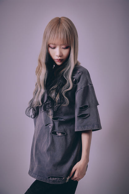 【P.N UNDERGROUND】ダメージアンサンブル TEE (716401)