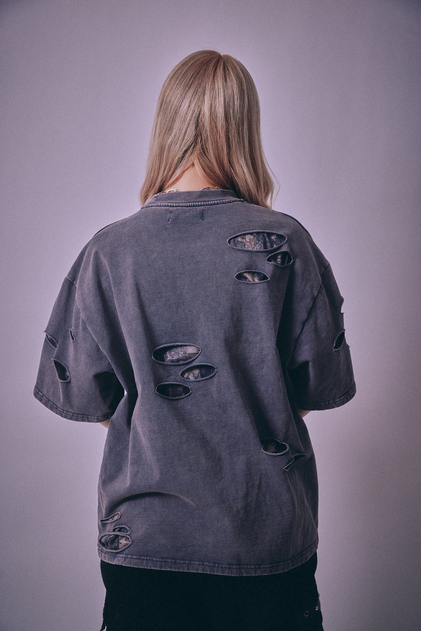 【P.N UNDERGROUND】ダメージアンサンブル TEE (716401)