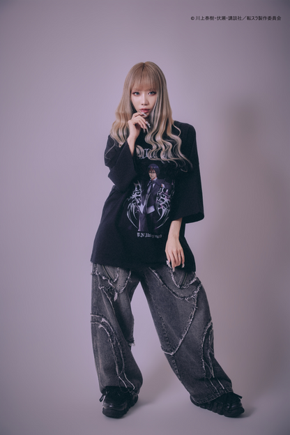 【P.N UNDERGROUND＿転生したらスライムだった件】ディアブロダメージ TEE (716607)