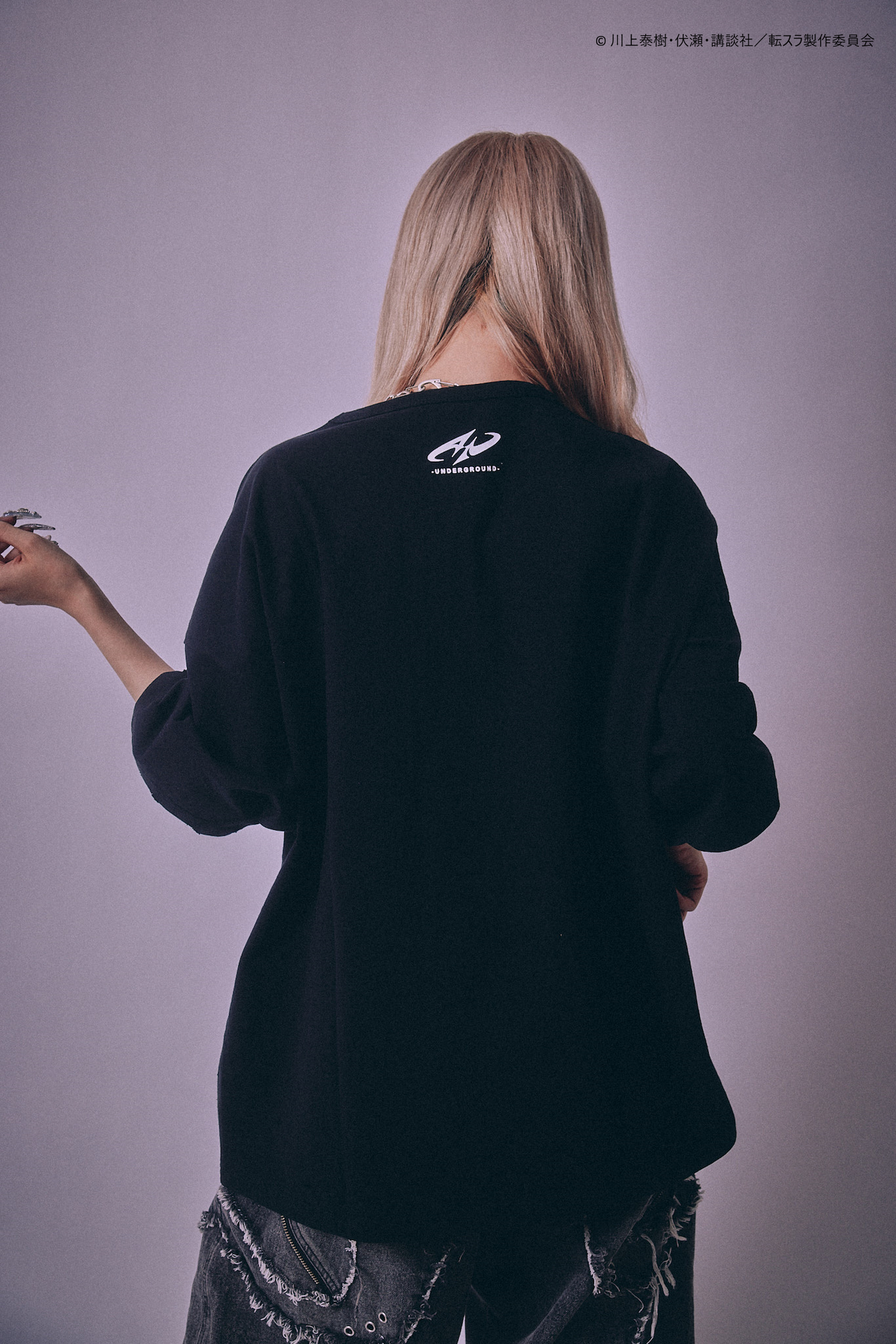 【P.N UNDERGROUND＿転生したらスライムだった件】ディアブロダメージ TEE (716607)