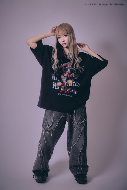 【P.N UNDERGROUND＿転生したらスライムだった件】ミリムダメージ TEE (716606)