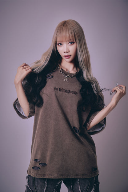 【P.N UNDERGROUND】ダメージアンサンブル TEE (716401)