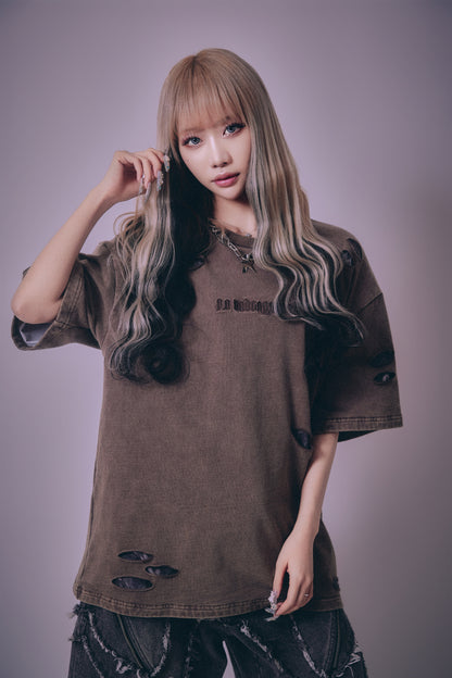 【P.N UNDERGROUND】ダメージアンサンブル TEE (716401)