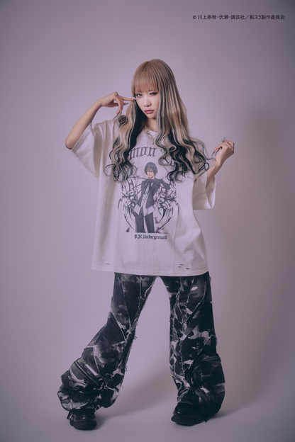 【P.N UNDERGROUND＿転生したらスライムだった件】ディアブロダメージ TEE (716607)