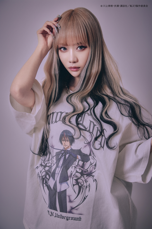 【P.N UNDERGROUND＿転生したらスライムだった件】ディアブロダメージ TEE (716607)