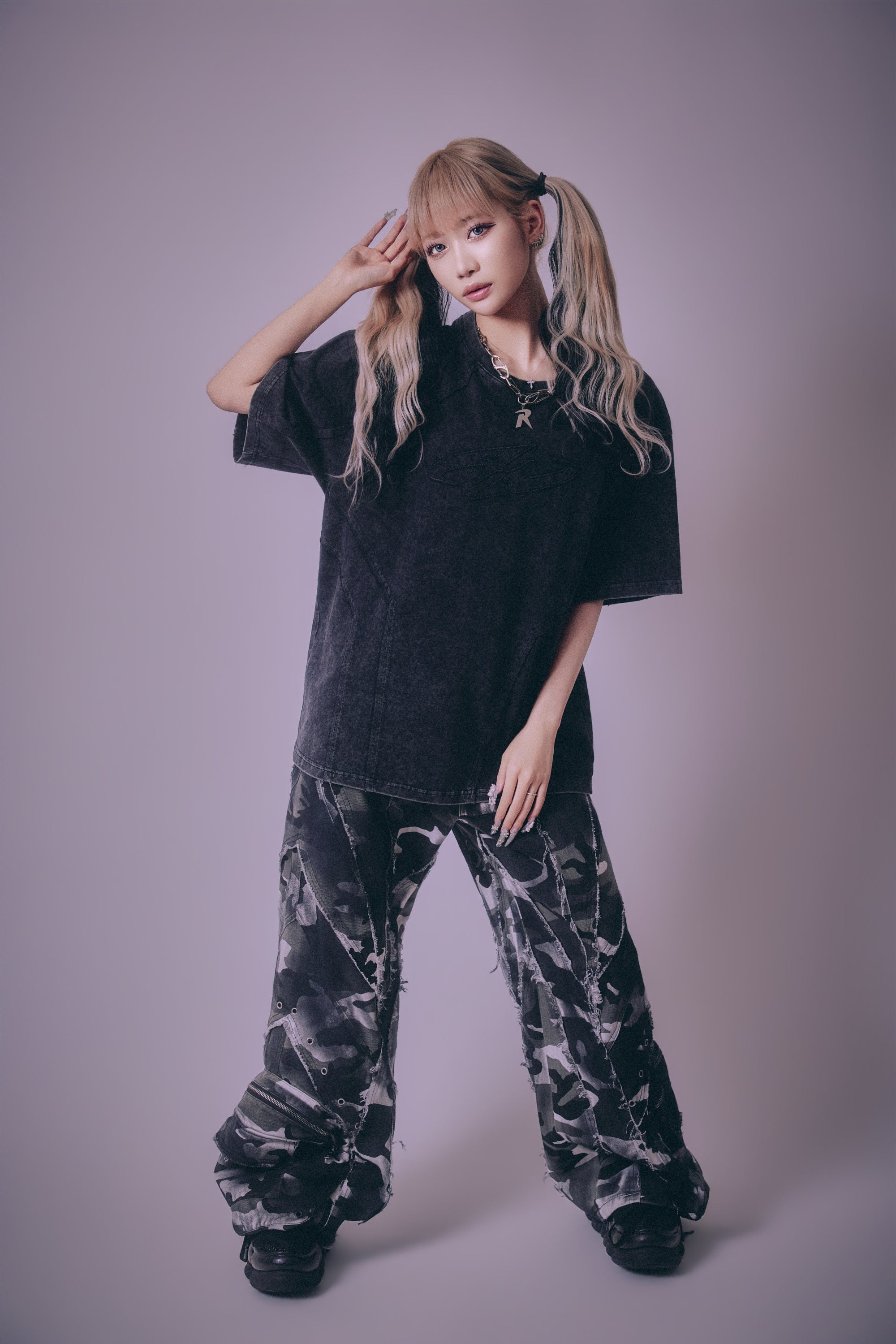 P.N UNDERGROUND】切替アップリケ刺繡 TEE (716400) – ring official
