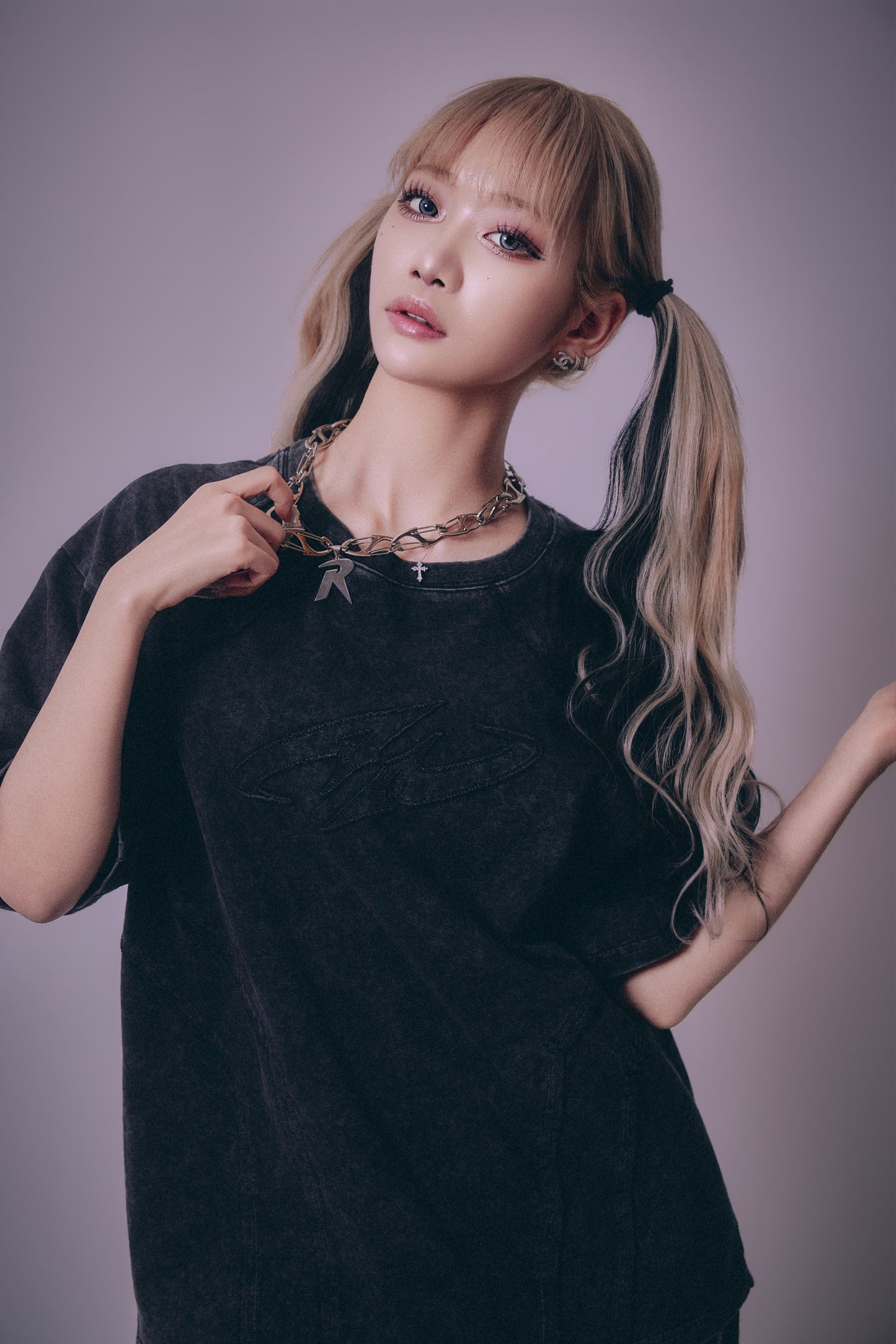 【P.N UNDERGROUND】切替アップリケ刺繡 TEE (716400)
