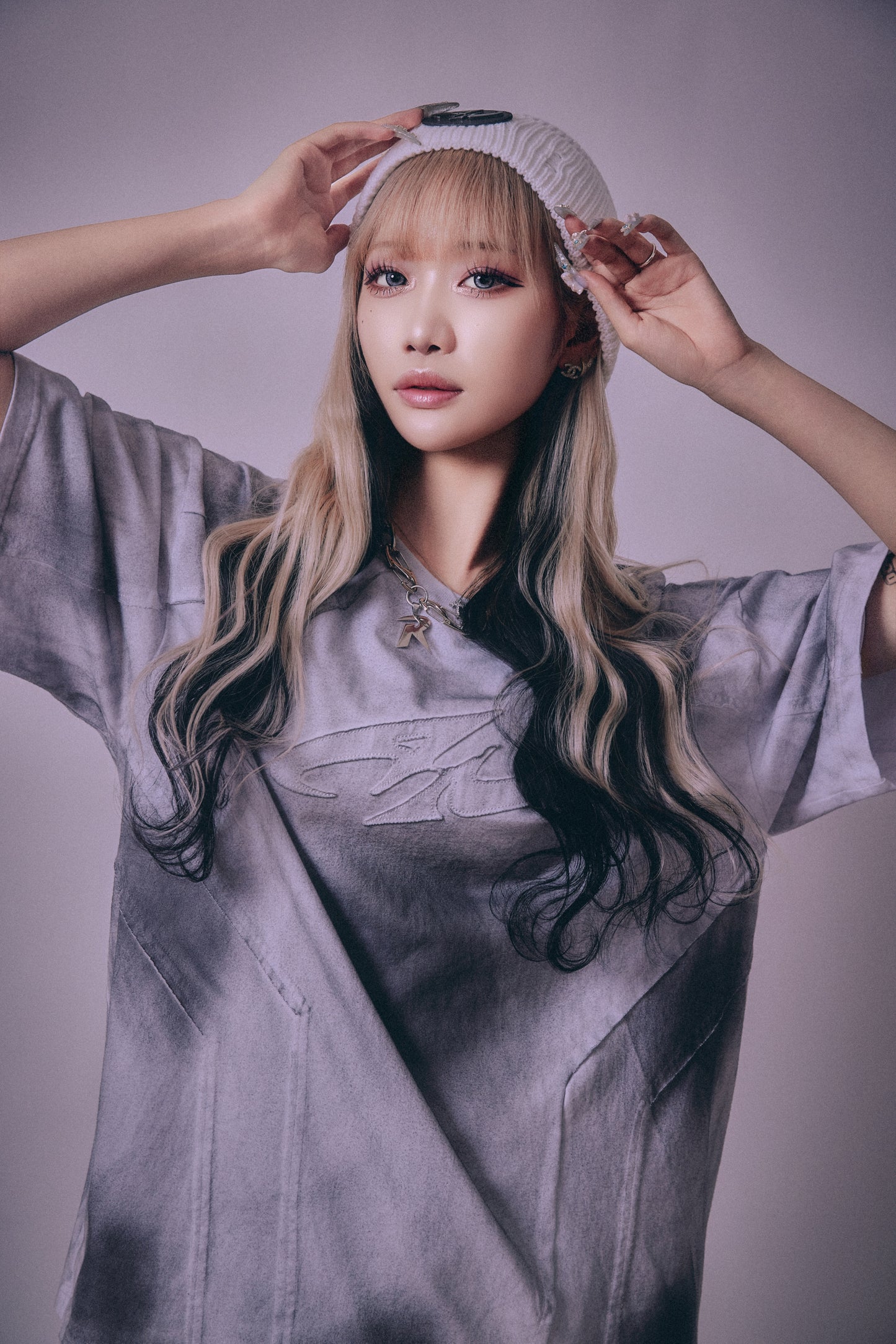 【P.N UNDERGROUND】切替アップリケ刺繡 TEE (716400)
