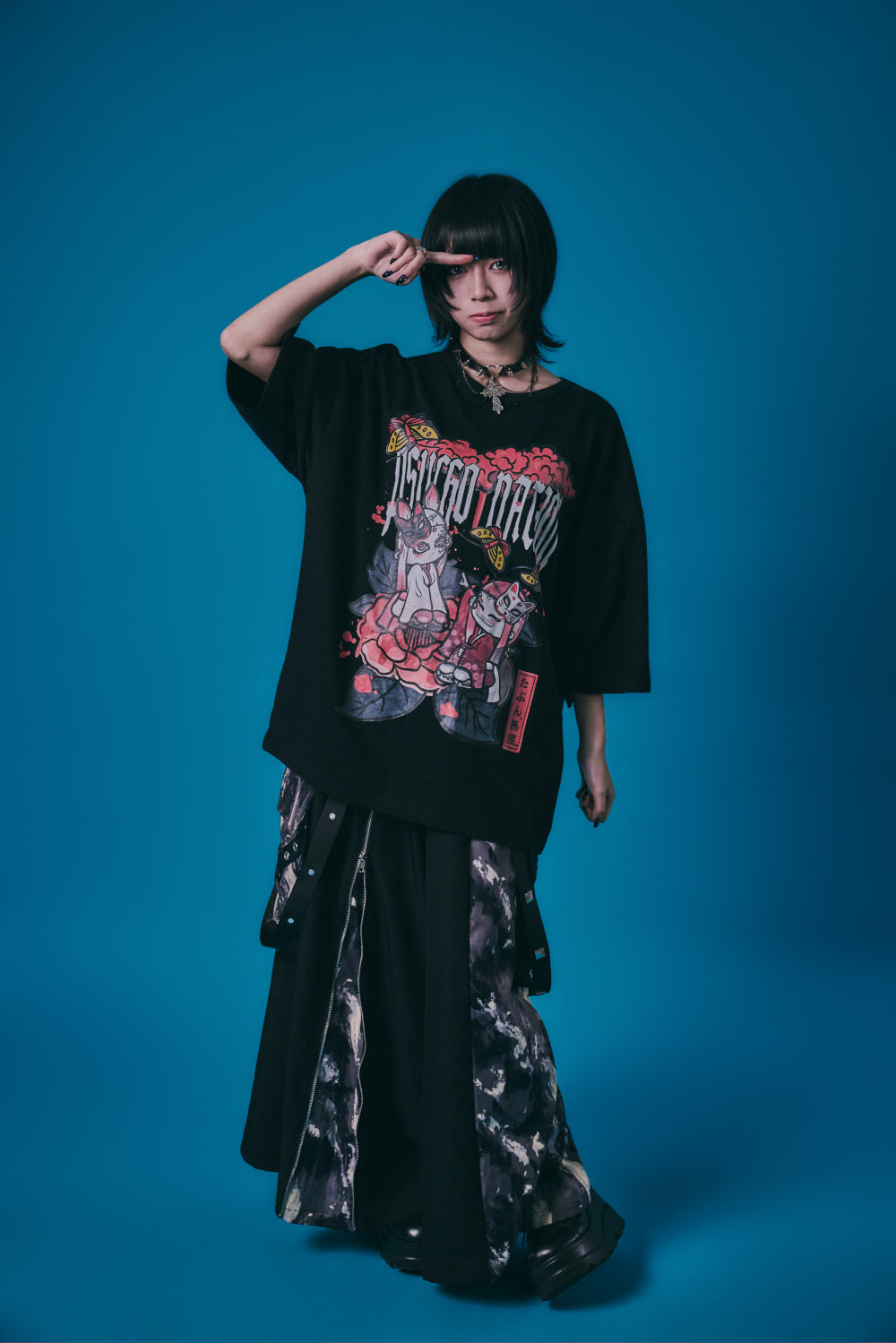 【PSYCHO NATION】× たぶん、無理。  双子妖狐TEE(726802)
