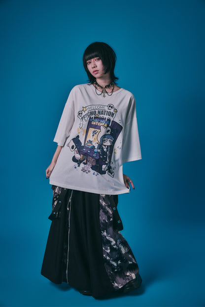 【PSYCHO NATION】× たぶん、無理。  木天蓼にゃん子TEE(726800)