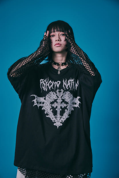 【PSYCHO NATION】メッシュアンサンブルTEE(726605)