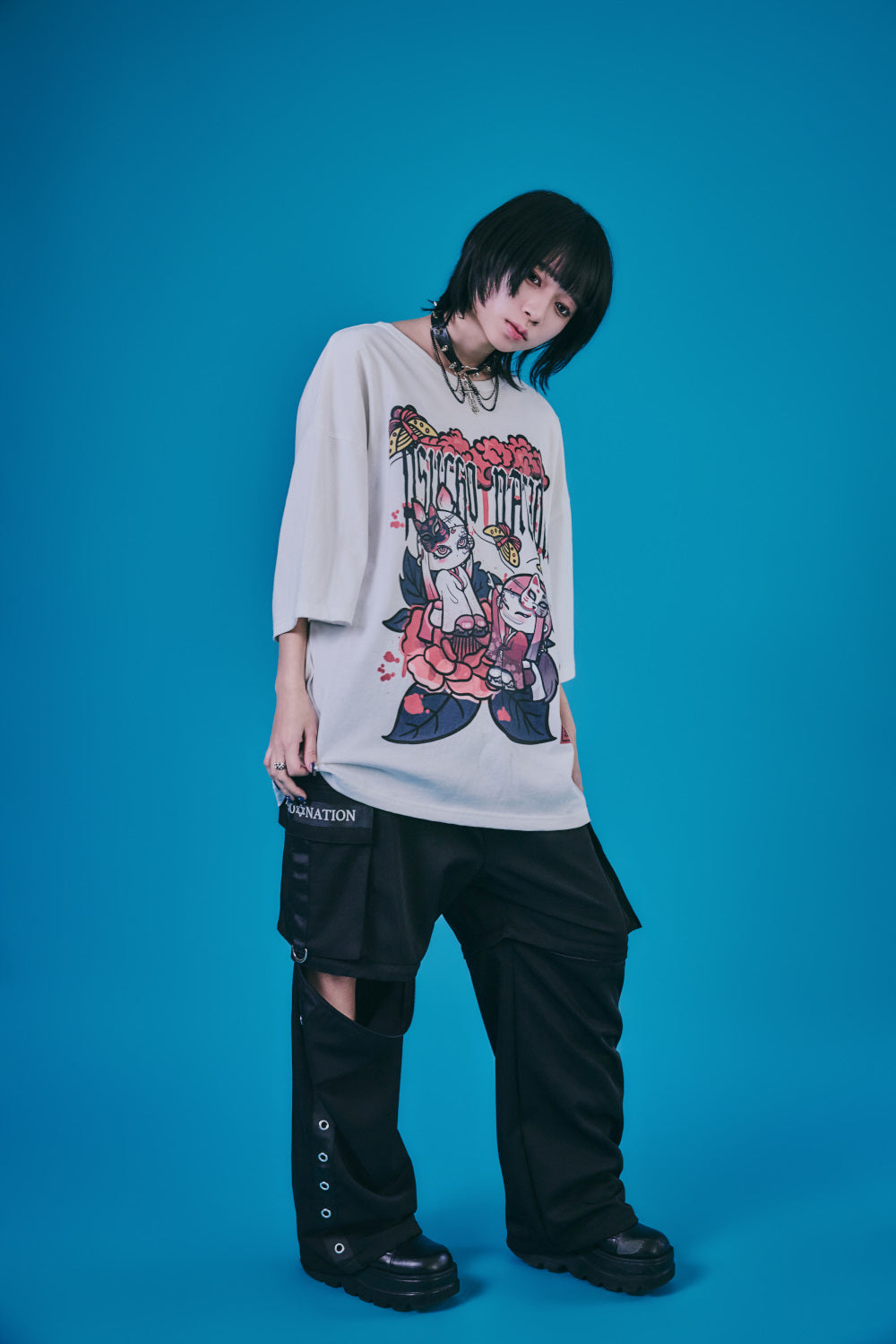 【PSYCHO NATION】× たぶん、無理。  双子妖狐TEE(726802)