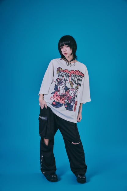 【PSYCHO NATION】× たぶん、無理。  双子妖狐TEE(726802)