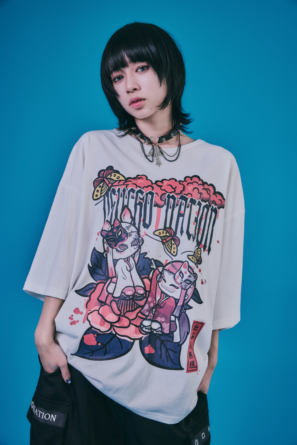 【PSYCHO NATION】× たぶん、無理。  双子妖狐TEE(726802)