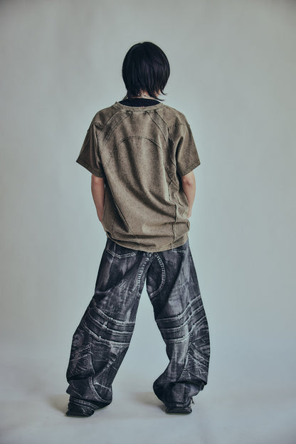 【P.N UNDERGROUND】ワッフル切替TEE (726407)
