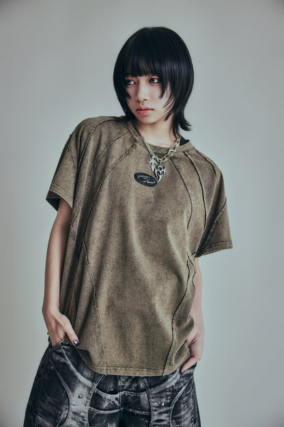 【P.N UNDERGROUND】ワッフル切替TEE (726407)
