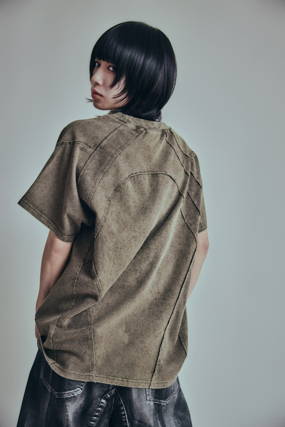 【P.N UNDERGROUND】ワッフル切替TEE (726407)