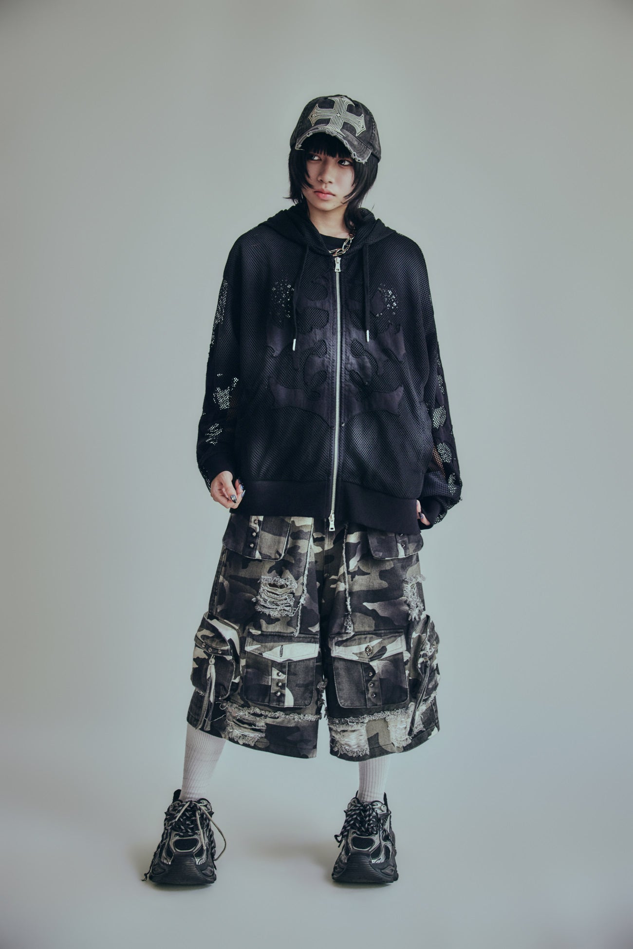 P.N UNDERGROUND】メッシュZIPパーカー (726611) – ring official