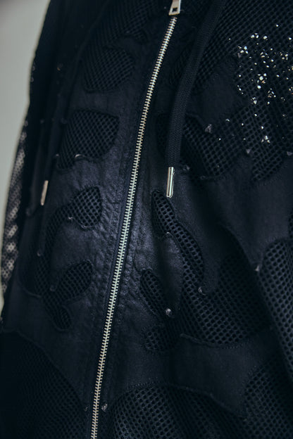 【P.N UNDERGROUND】メッシュZIPパーカー (726611)