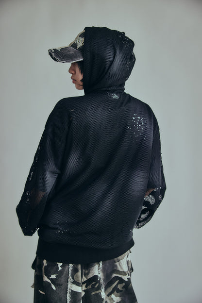【P.N UNDERGROUND】メッシュZIPパーカー (726611)