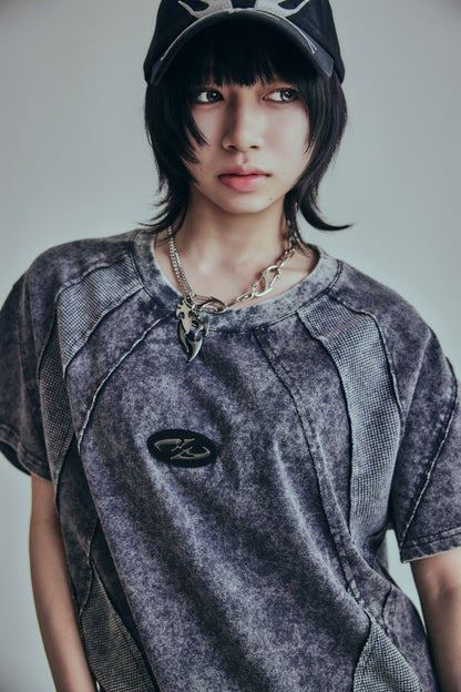 【P.N UNDERGROUND】ワッフル切替TEE (726407)