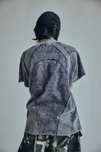 【P.N UNDERGROUND】ワッフル切替TEE (726407)