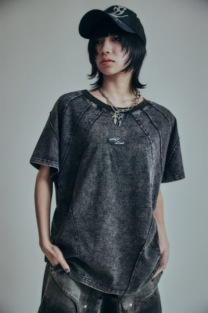 【P.N UNDERGROUND】ワッフル切替TEE (726407)