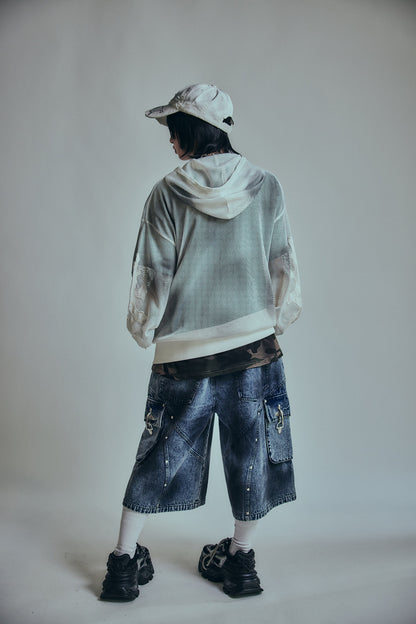 【P.N UNDERGROUND】メッシュZIPパーカー (726611)