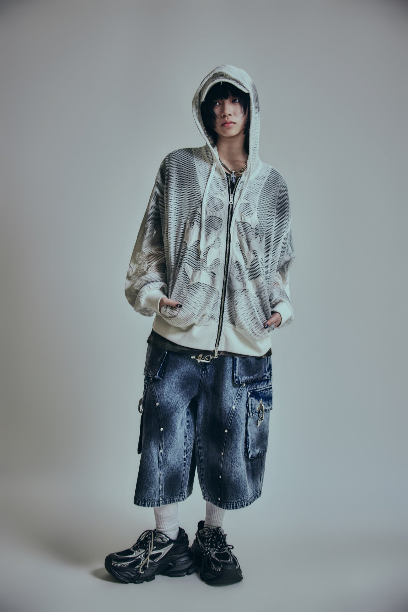 ULTRA BRAIN ”NEO PUNK ”古着 グラフィック パーカー P.N UNDERGROUND】メッシュZIPパーカー (726611) – ring official