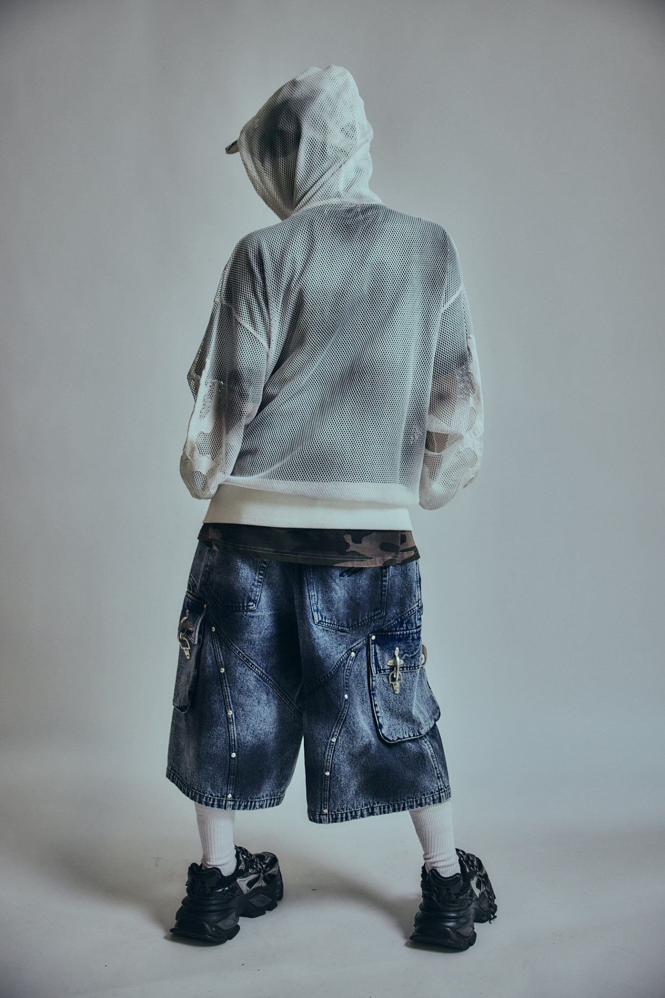 【P.N UNDERGROUND】メッシュZIPパーカー (726611)