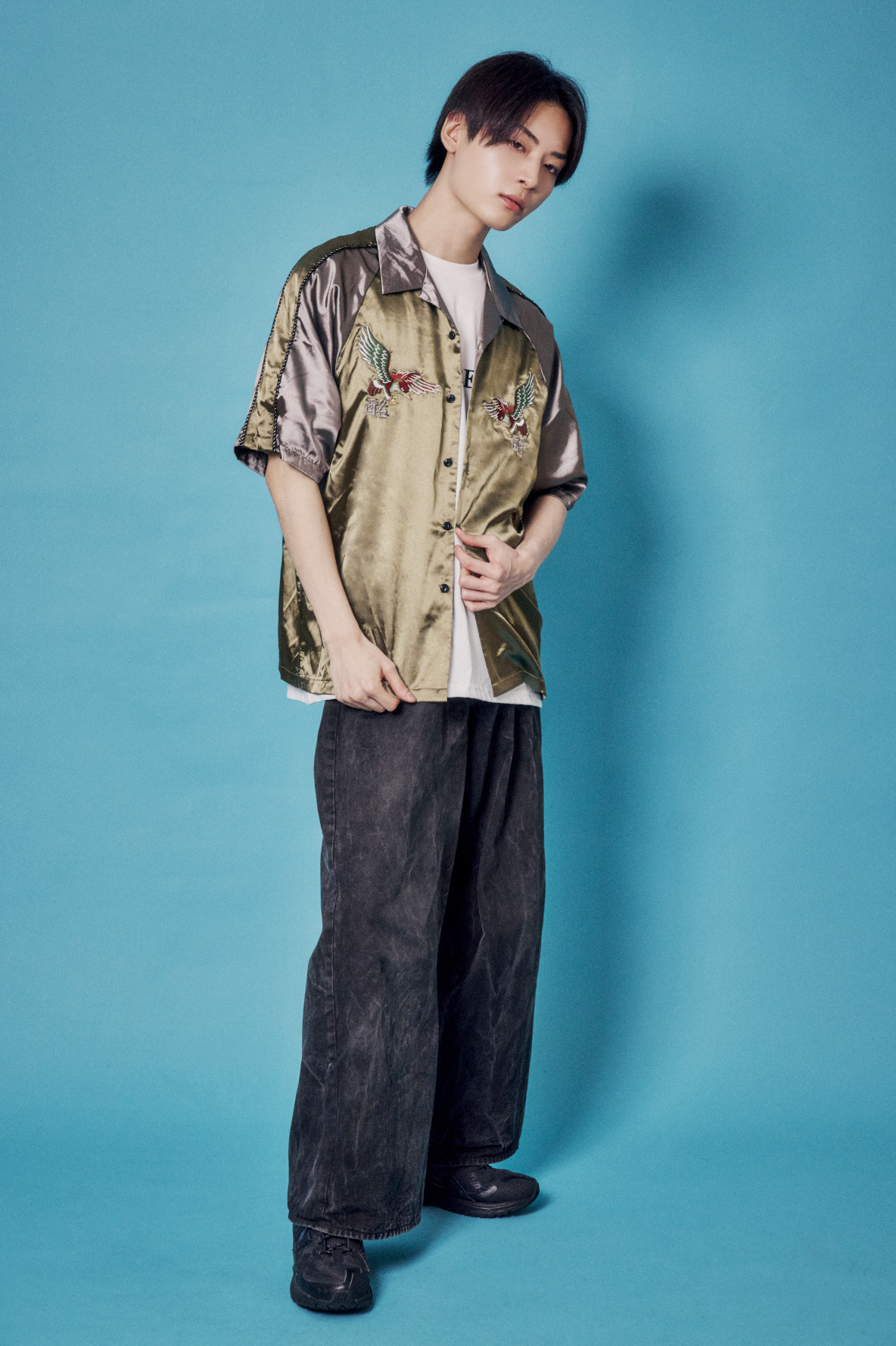 【YOIDORE】YOIDORE JAPAN スカジャンシャツ (826302)