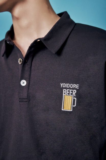 【YOIDORE】BEERロゴ FUNCTIONポロシャツ (826505)