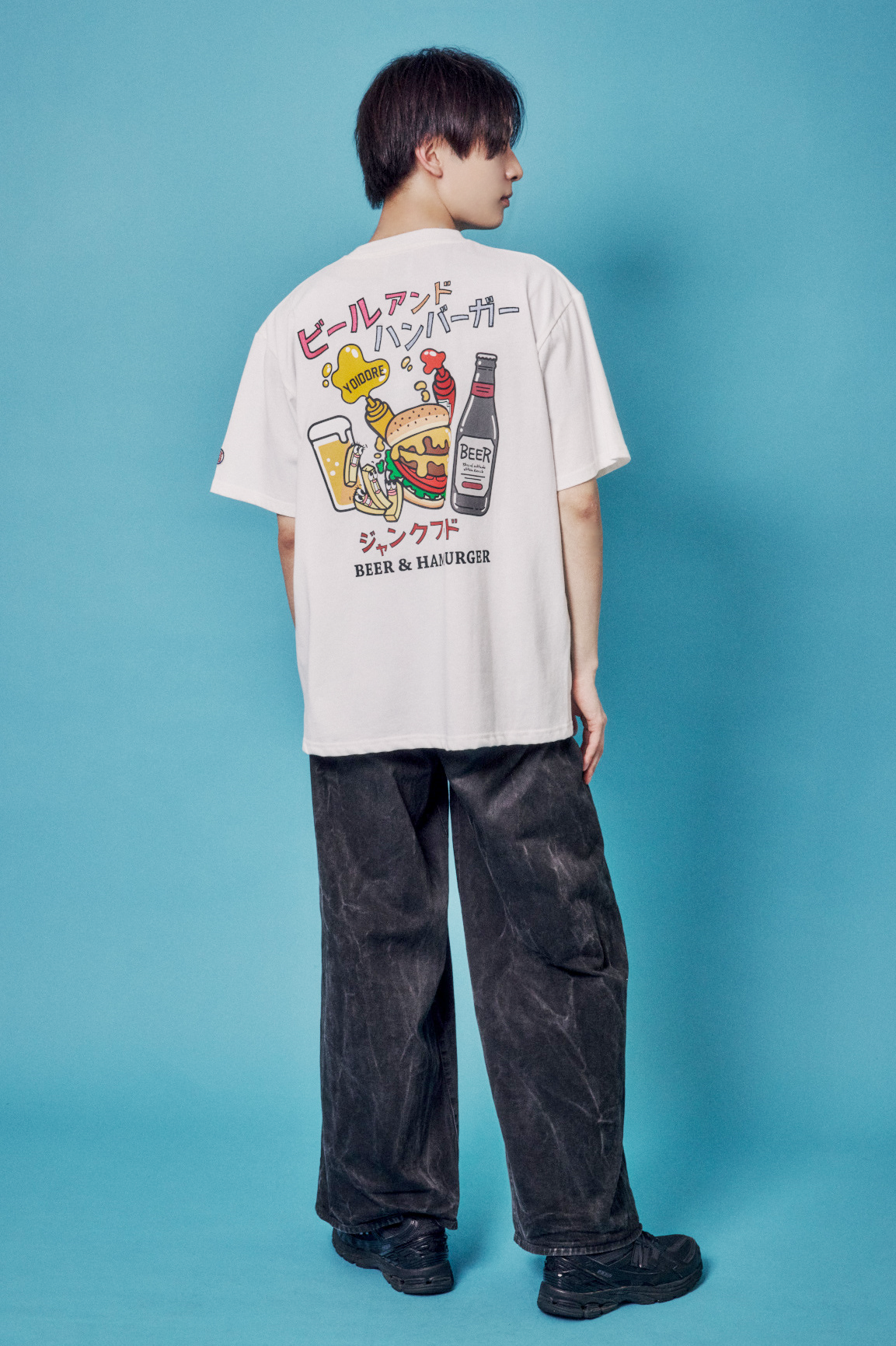 【YOIDORE】ビールとジャンクフード TEE (826235)