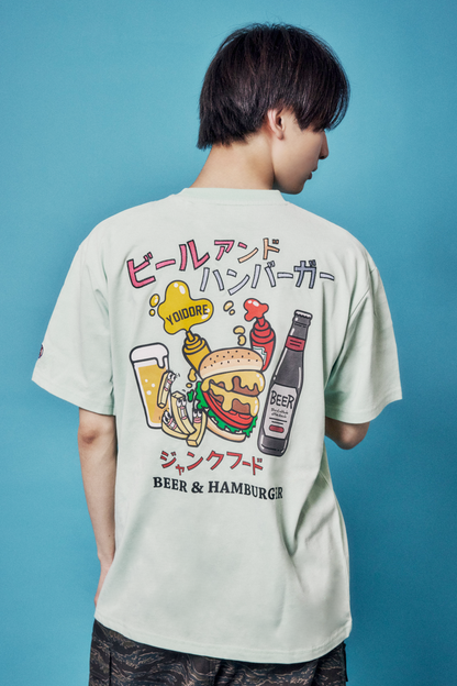 【YOIDORE】ビールとジャンクフード TEE (826235)