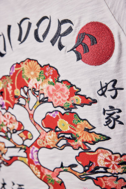 【YOIDORE 大吟醸】酒龍盆栽 ラグランスリーブ TEE (826527)