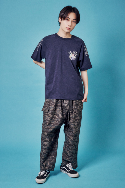 【YOIDORE 大吟醸】扇子 ラグランスリーブ TEE (826526)