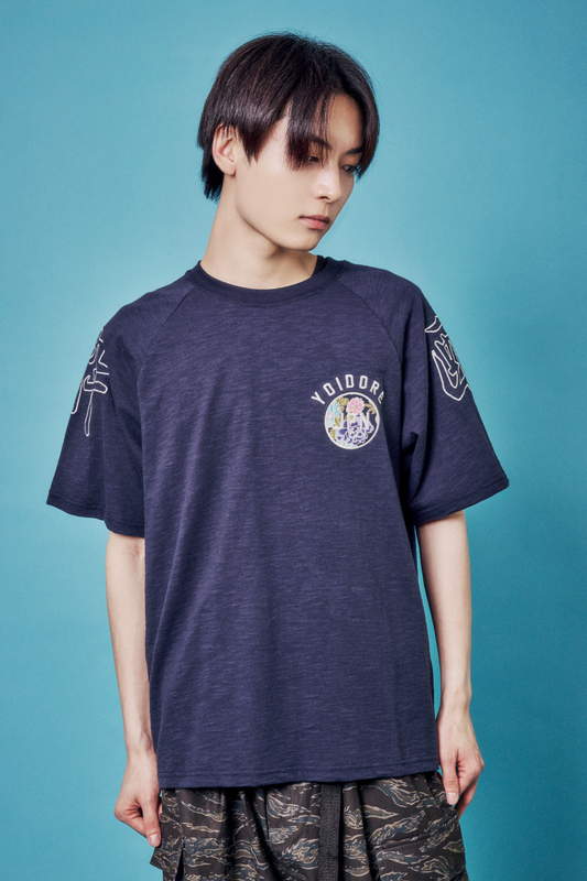 【YOIDORE 大吟醸】扇子 ラグランスリーブ TEE (826526)